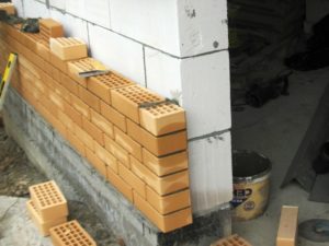 Облицовка кирпичом