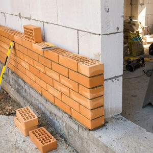 Облицовка фасада кирпичом