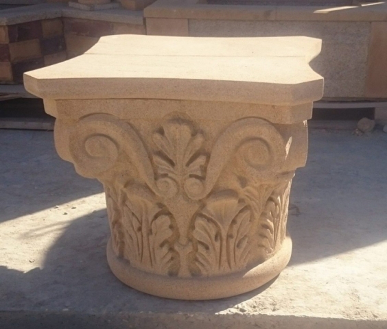 Купить капитель ручной работы Купить капитель резной ракушечник