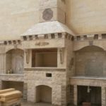 Камин из дагестанского камня1