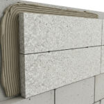 Технология облицовки натуральным камнем, мокрый способ