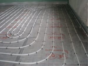 Монтаж тёплого пола.