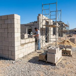 использование пеплоблока в строительстве