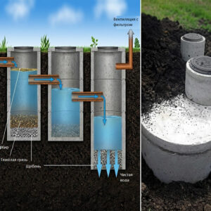 Строительство септика на дачном участке