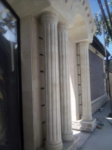 Колонны из Дагестанского камня Колонны из Дагестанского камня