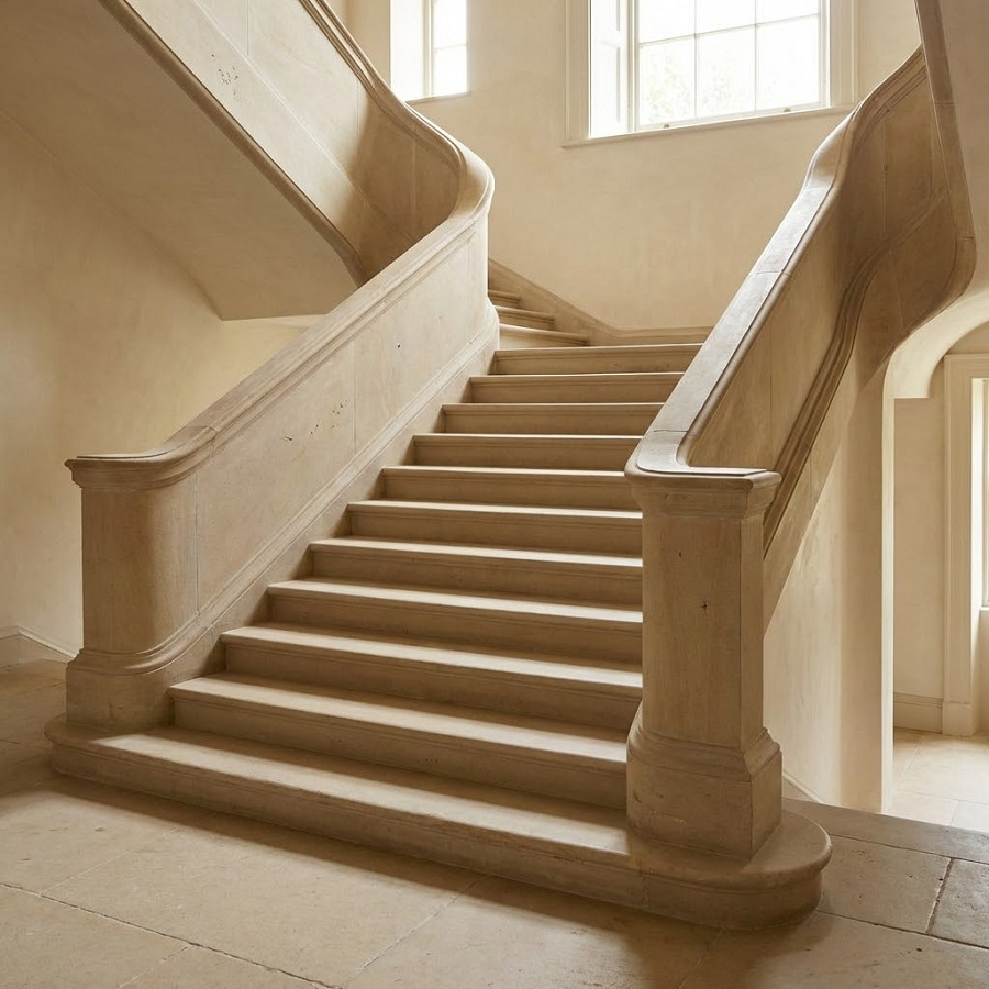 Ступени из Дагестанского песчаника Ступени из Дагестанского песчаника