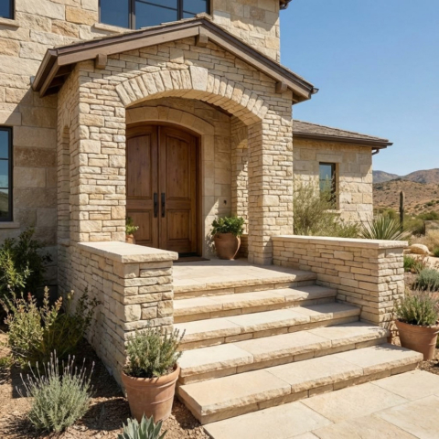 f05ea1d6-981b-4154-bc69-0f5a4c9ca790 Ступеньки из Дагестанского доломита