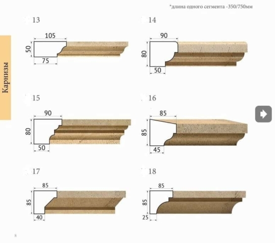 karnizy-iz-dagestanskogo-dolomita карниз из дагестанского доломита