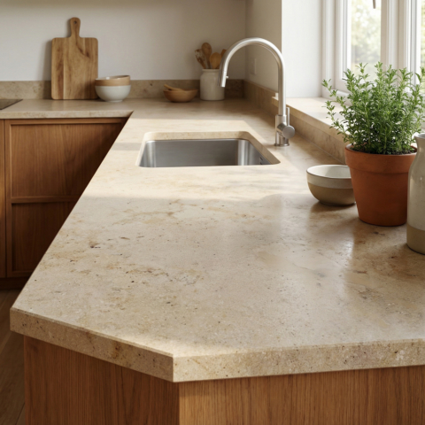 Изготовление и установка столешниц и подоконников из дагестанского камня