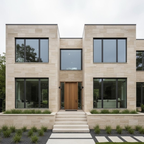 Продажа травертина — натуральный камень для фасадов и интерьеров