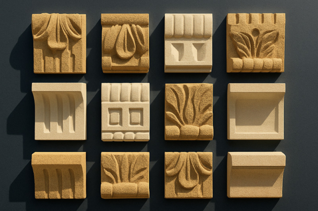 Модильоны (кронштейны) и дагестанского камня