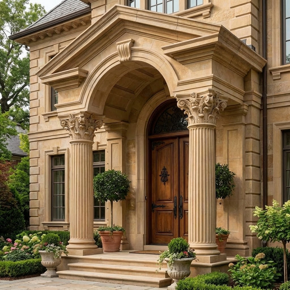 Облицовка дагестанским камнем