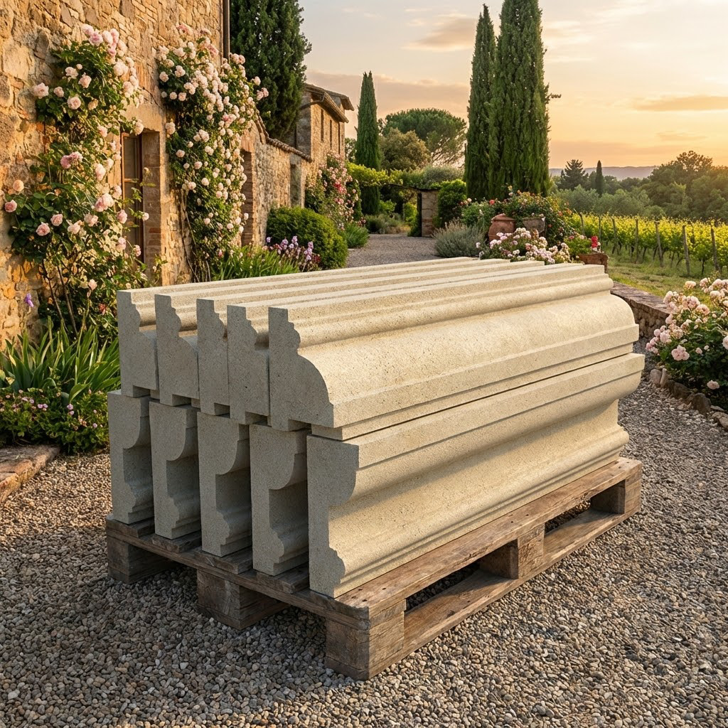 Карнизы из натурального камня